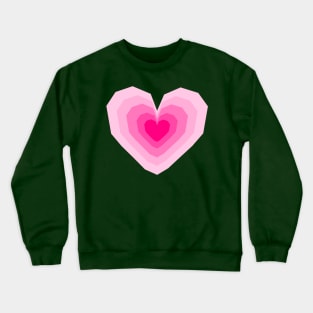 pink love Crewneck Sweatshirt